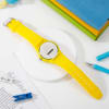 Buy Yellow Silicon Strap Watch For Kids