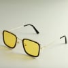 Gift Yellow Sunglasses with Personalized Case