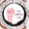 Buy Yes Women Can Photo Cake (1 Kg)