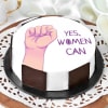 Yes Women Can Photo Cake (Half Kg) Online