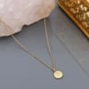 Yin-Yang 18K Gold Plated Silver Pendant With Chain Online