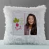 Gift You are my Heart Beat Personalized LED Cushion