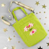 You Complete Me - Personalized Canvas Tote Bag With Sling - Pop Green Online