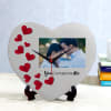 You Complete Me Personalized Heart Shaped Clock Online