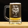 You Make Me Happy Personalized Beer Mug Online