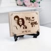 Gift You & Me Personalized Photo Frame in wood