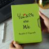 You & Me Romantic Personalized Diary Online
