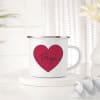 Gift You Melt My Heart Personalized Enamel Mug