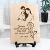 Young Love Personalized Wooden Photo Frame Online