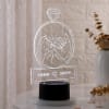 Gift Yours Forever Personalized LED Lamp - Black Base