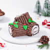 Yule Log Christmas Cake (Half Kg) Online