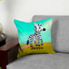 Zebra Personalized Sequin Kids Cushion Online