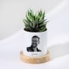 Zebra Succulent Personalized With Ceramic Planter Online