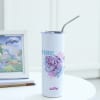 Zodiac Charm - Personalized Stainless Steel Tumbler With Straw - Taurus Online