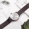 Gift Zodiac Splendor Personalized Men's Dark Brown Watch - Scorpio