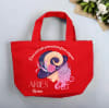 Gift Zodiac Star - Personalized Red Canvas Tote Bag - Aries