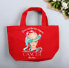 Gift Zodiac Star - Personalized Red Canvas Tote Bag - Cancer