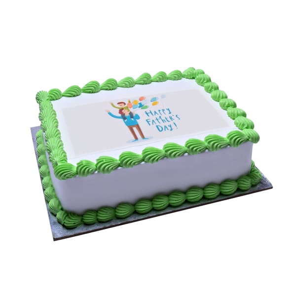 1 Kg Fondant Cake For Dad Gift/Send Father's Day Gifts Online HD1095117