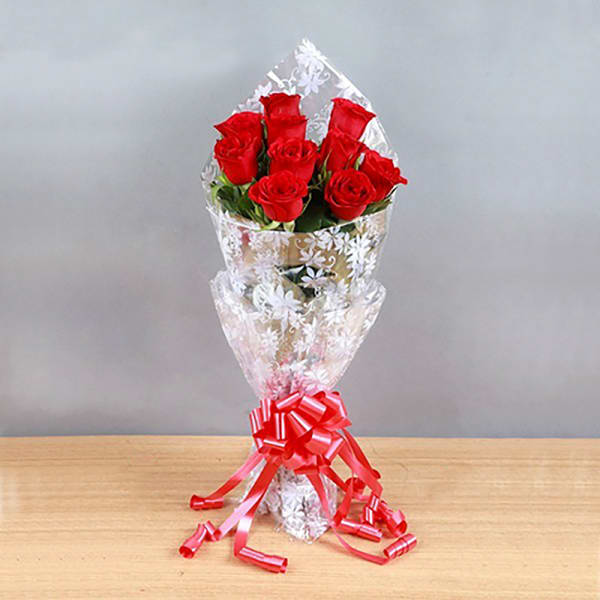 10 RED ROSES BOUQUET