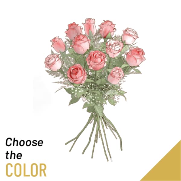 Buy/Send 12 Roses Medium Stemmed Online IGP NID1345848