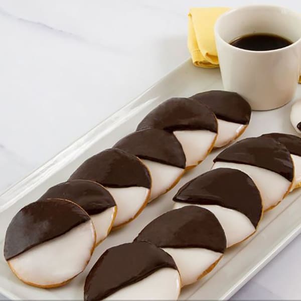 12pc Black and White Cookies