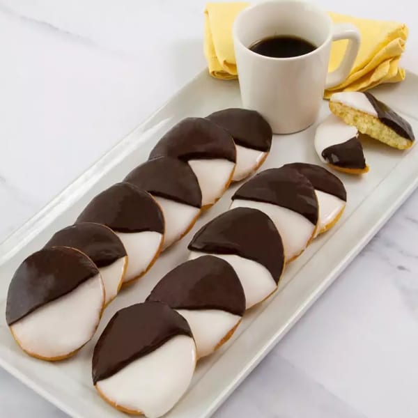 12pc Black and White Cookies