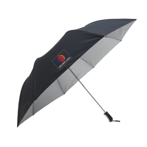 2-Fold Durable Black Umbrella