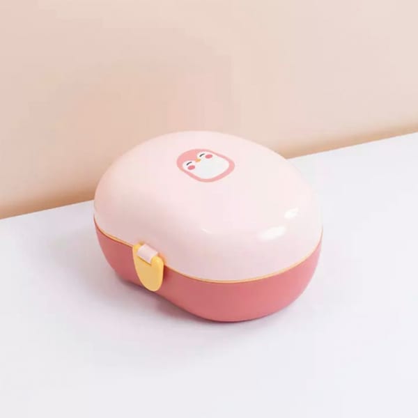 Buy/Send 2-Layered Lunch Box - Plastic - Peach - Single Piece Online ...