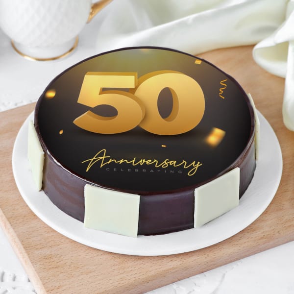 50th Anniversary Cake (Half Kg)