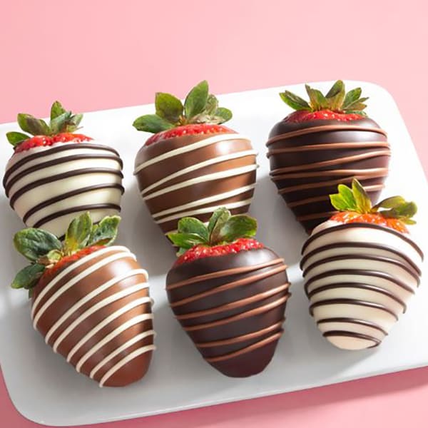 6pc Chocolate Dipped Strawberries