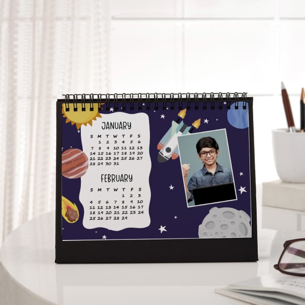 A Year Full Of Possibilities - Personalized 2024 Desk Calendar