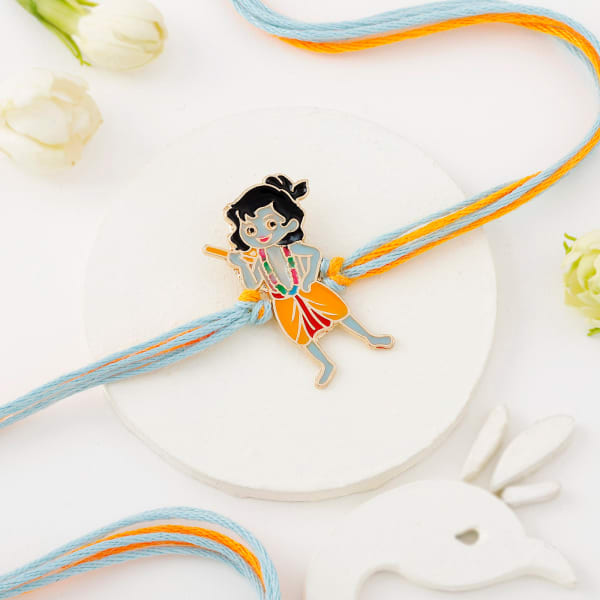 Adorable Krishna Rakhi For Kids