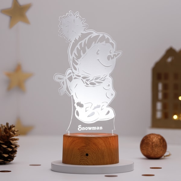 Adorable Snowman LED Lamp