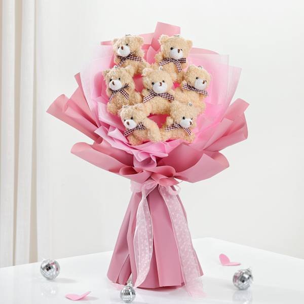 Adorable Teddy Bouquet