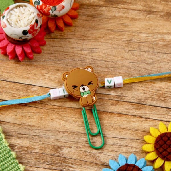 teddy bear rakhi making