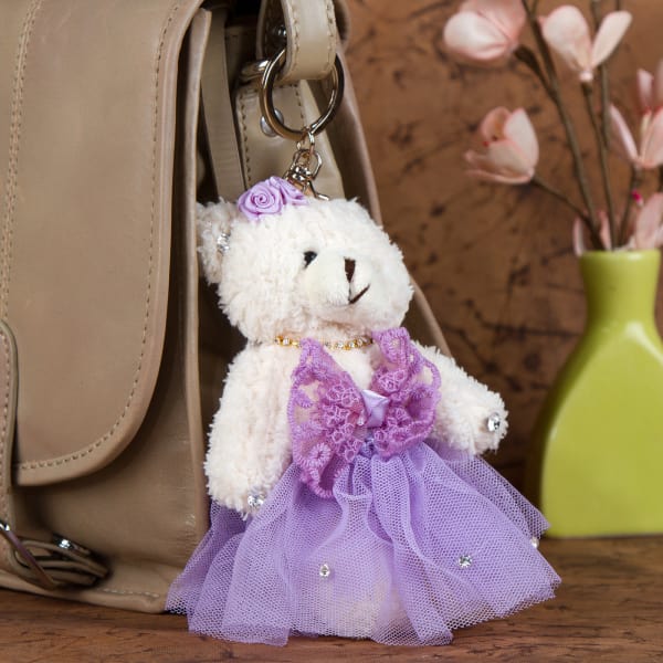 teddy keychain