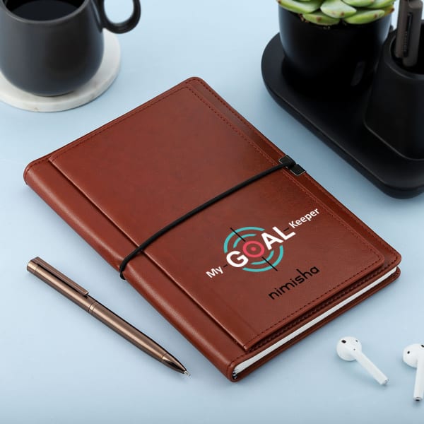 Aim For Your Goals Personalized Diary