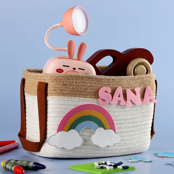 All-purpose Personalized Kids Basket - Large