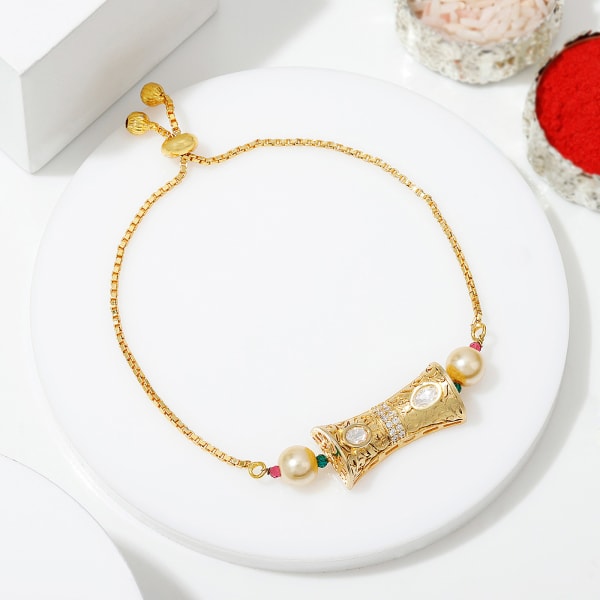 Alluring Damru Bracelet Rakhi