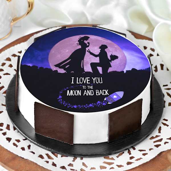 Amazing Love Proposal Cake