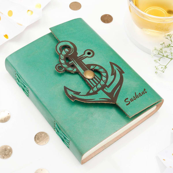 Anchor Leather Personalized Leather Diary