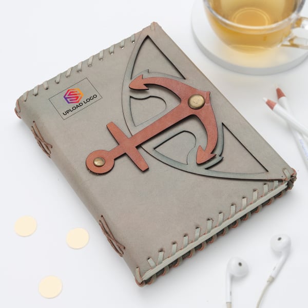 Anchor Of Inspirations - Personalized Leather Diary