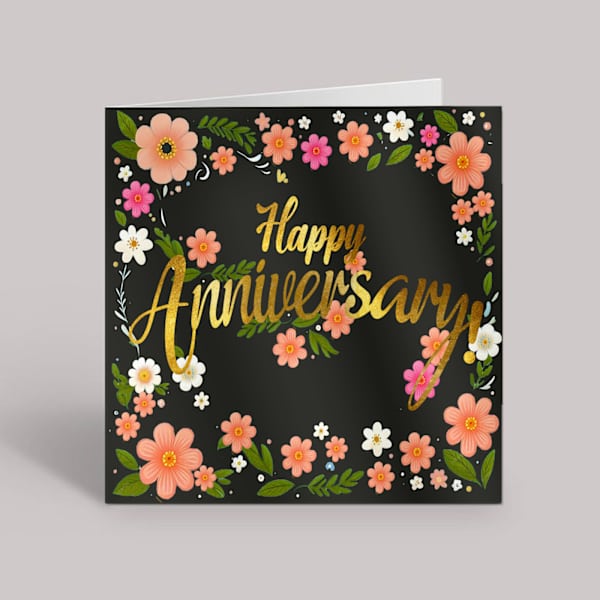 Anniversary Gold Foil Card