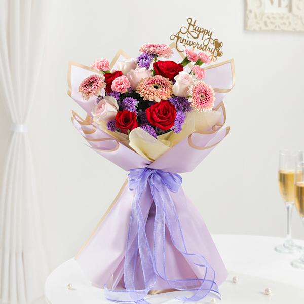 Anniversary Timeless Blooms Bouquet