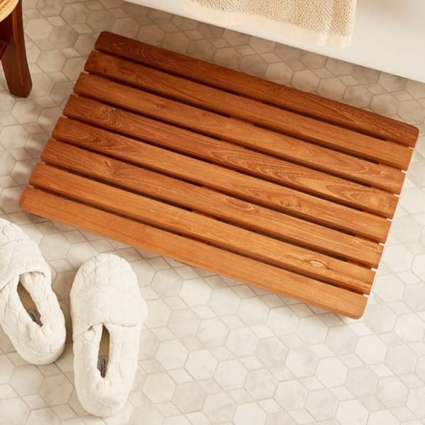 Buy/Send Antislip Bamboo Bath Mat Online IGP JVS1249762