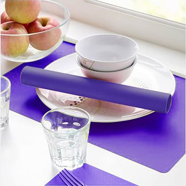 Antislip Table Mats - Purple - Set Of 6