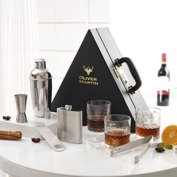 Antlers Pride Personalized Portable Bar Set