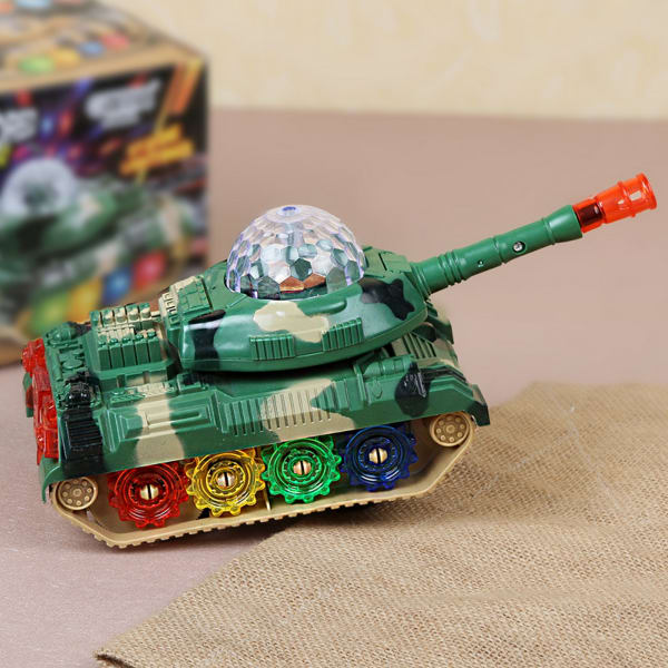military toy tank training prop