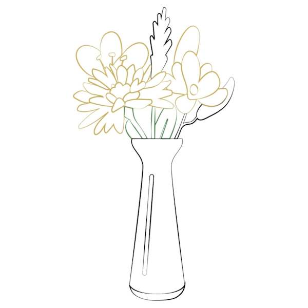 Arrangement of cut flowers