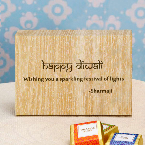 Assorted Chocolate Box With Personalized Diwali Message Gift Send Diwali Gifts Online M11075012 Igp Com